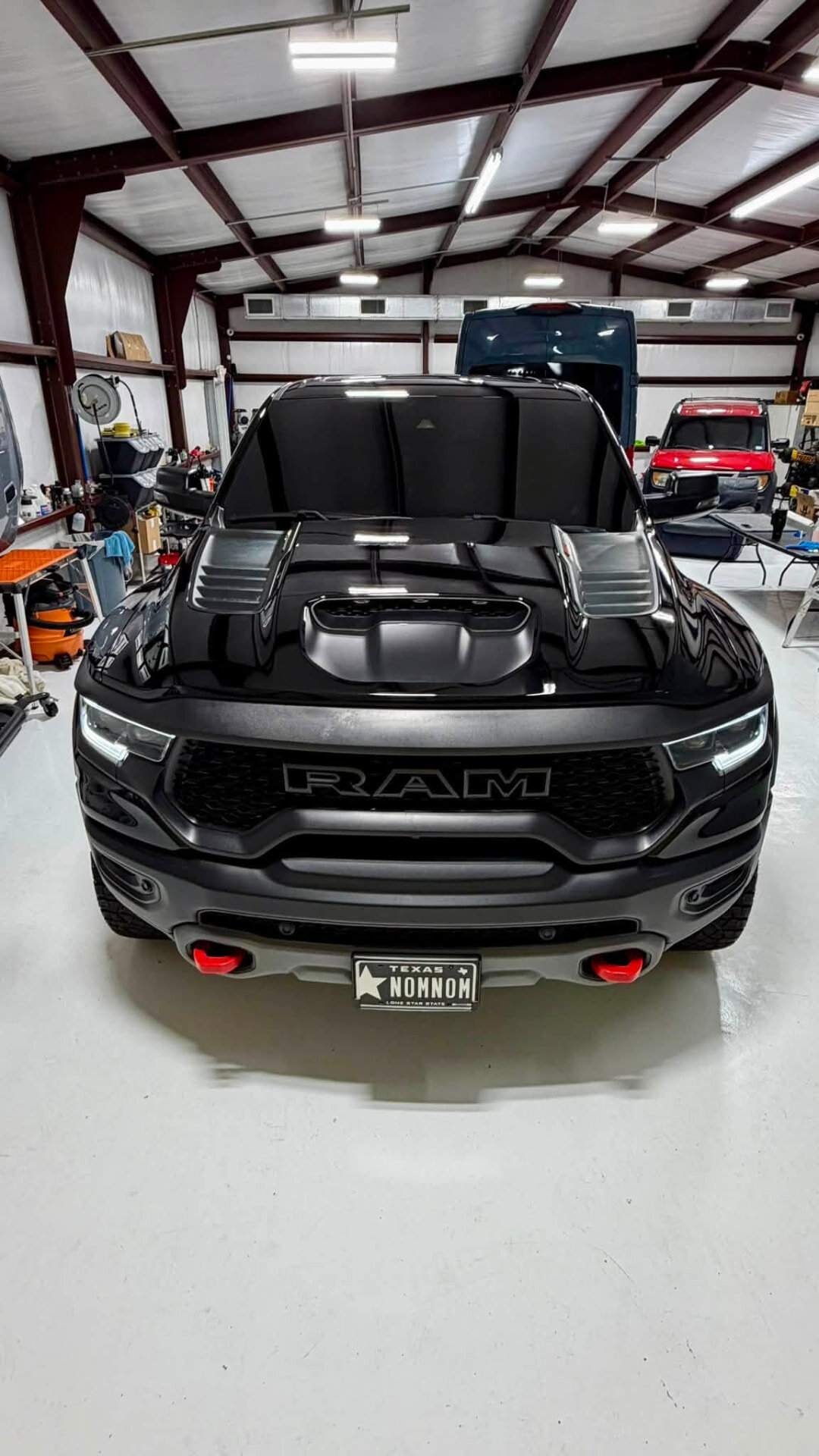 Black Ram TRX after a full detail in the studio